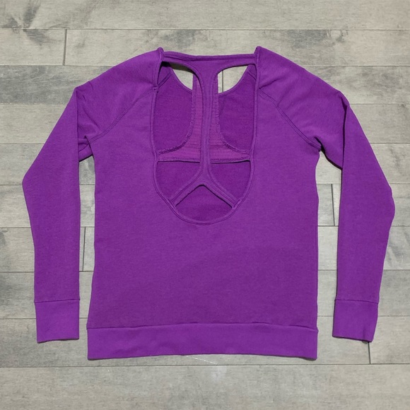 Splits59 Regan Double Racerback Sweatshirt - Liberty - Medium - Picture 4 of 8